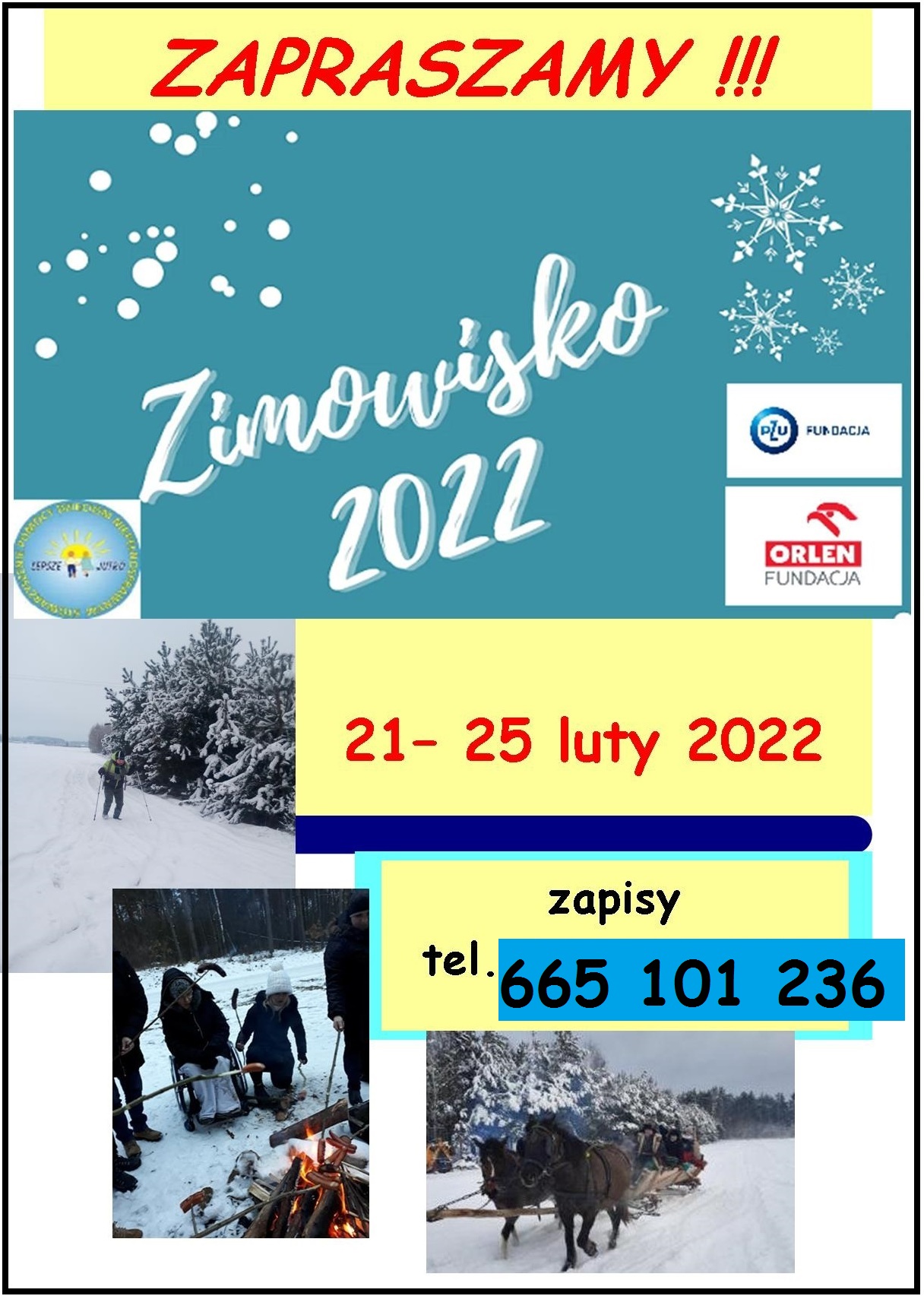 Read more about the article Zimowisko ze Stowarzyszeniem LEPSZE JUTRO